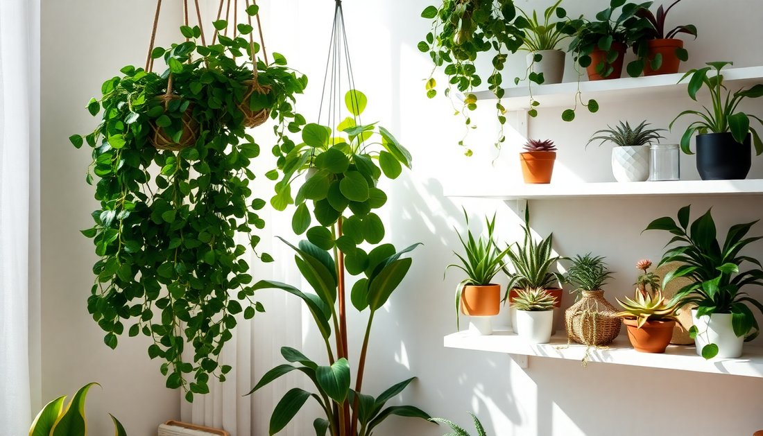 Elevate Your Small Space with Stunning Indoor Plant Arrangements