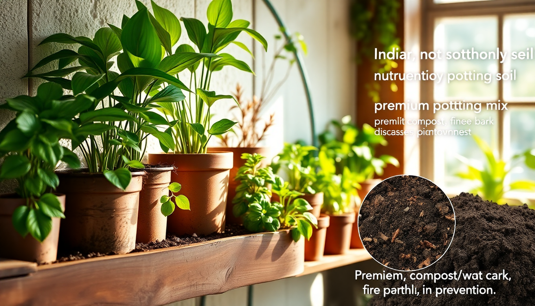 The Best Potting Mix for Indoor Plants to Prevent Diseases