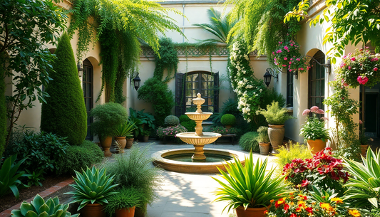 The Best Ornamental Plants for Courtyards