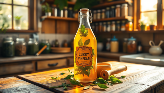 How to Make Curry Leaves Infused Vinegar