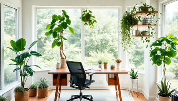 Bring Nature Indoors: The Best Plants to Boost Productivity in Your Home Office