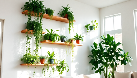 Elevate Your Indoor Oasis: Styling Plants on Floating Shelves