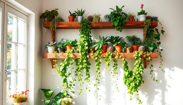 Elevate Your Indoor Space with an Enchanting Plant Shelf Garden