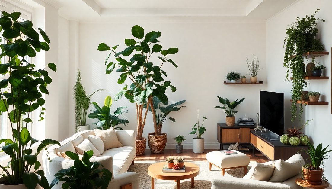 Bring Nature Indoors: The Best Indoor Plants for a Cozy, Nature-Inspired Living Room