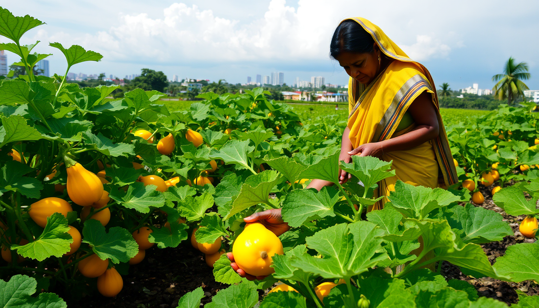 Cultivating Squash: A Bountiful Harvest in Bangalore's Climate