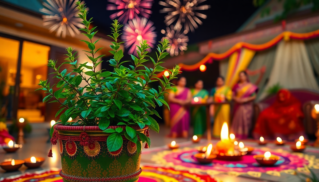 The Significance of Gifting Tulsi Plants for Diwali