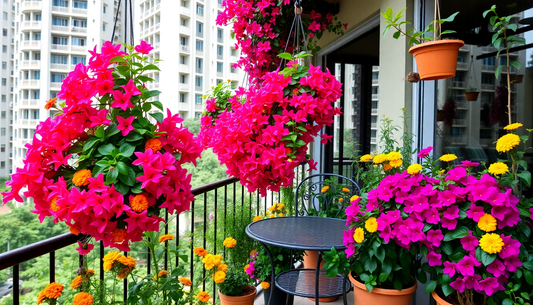 Brighten Up Your Bangalore Balcony: Top Flowering Plants for Urban Gardens