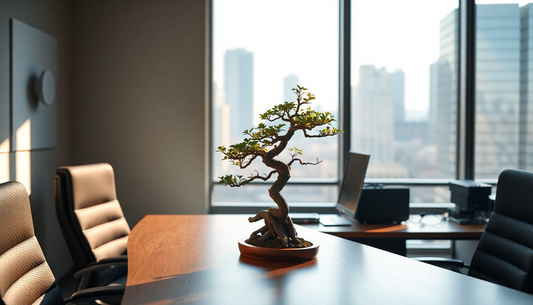 Bring the Serenity of Nature to Your Workspace: A Guide to Caring for Bonsai Trees in Office Environments