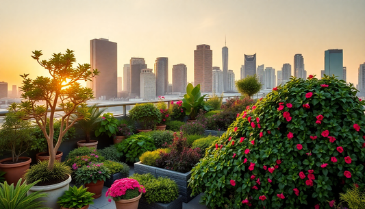 Elevating Your Urban Oasis: The Best Ornamental Plants for Rooftop Gardens