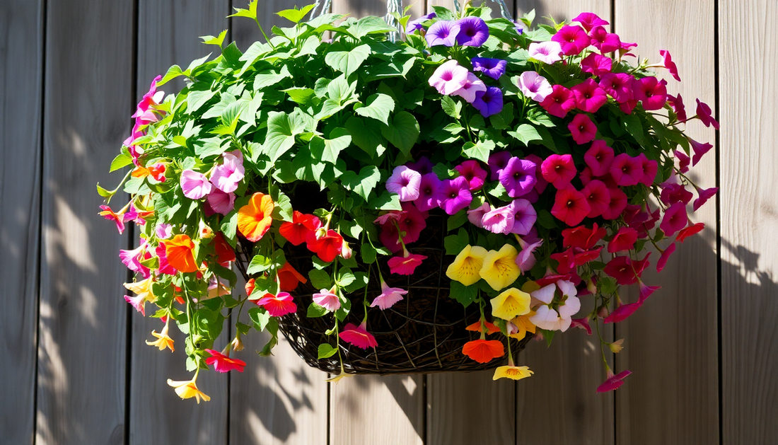 The Perfect Potting Mix for Lush Hanging Baskets