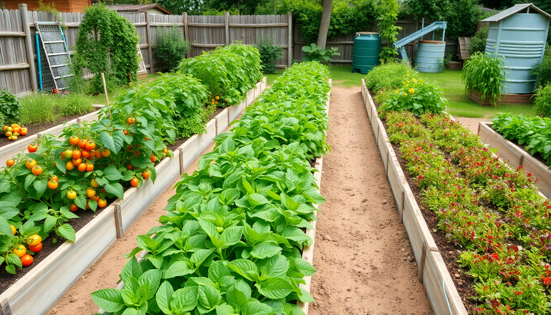 Designing a Sustainable Vegetable Garden Layout: Tips for an Eco-Friendly and Productive Space