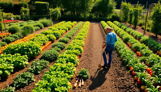 Reduce Vegetable Garden Maintenance Time: Tips for a Low-Effort, High-Yield Harvest