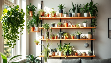 How to Create an Indoor Plant Shelf with Style