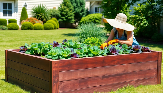 Elevate Your Gardening Game: Building a Raised Bed Vegetable Garden with Wood