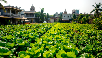 Cultivating Lush Leafy Greens in Bangalore's Vibrant Climate