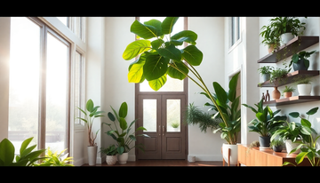 Elevate Your Home Entrance with Captivating Indoor Plants