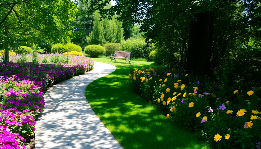 Elevate Your Garden Pathways with Vibrant Flowering Plants