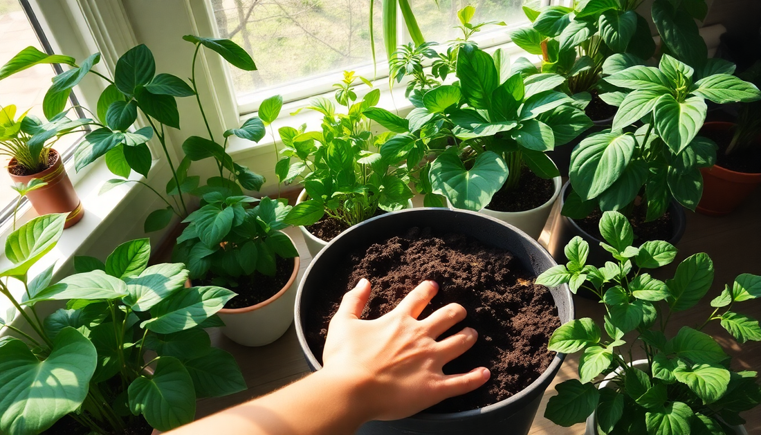 The Secret to Lush, Long-Lasting Indoor Plants: Choosing the Right Potting Mix