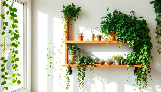 How to Create an Inspiring Indoor Plant Shelf Display