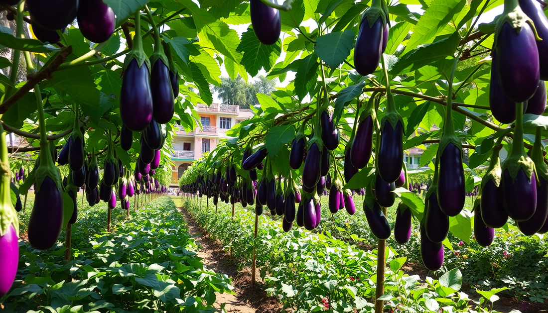 Cultivating Eggplants: A Delectable Journey in Bangalore's Climate