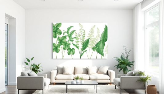 Elevate Your Walls with Eco-Friendly Indoor Plant Art