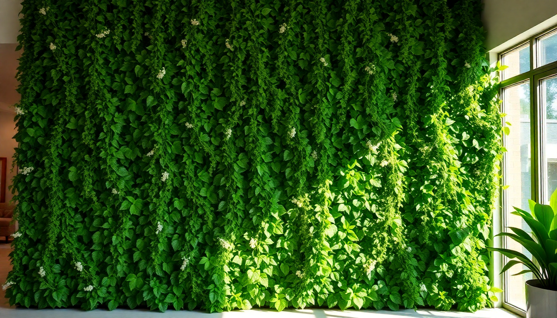 Elevate Your Indoor Space with Lush Vines: A Guide to Growing a Green Wall