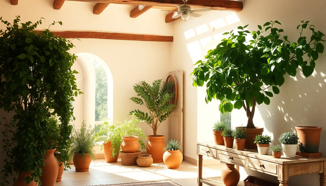 Elevate Your Space: Styling Indoor Plants for a Mediterranean Aesthetic