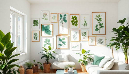 Elevate Your Walls with Indoor Plant Art: A Guide to Stunning Botanical Displays