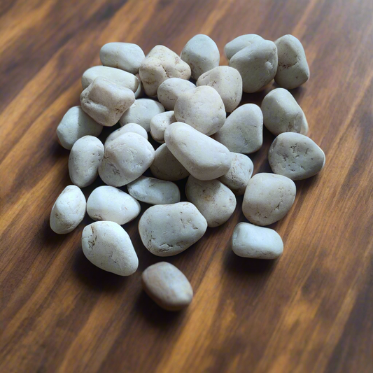 Buy Unpolished White Pebbles Online