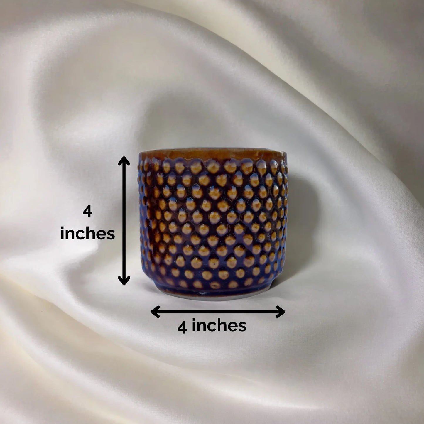 Mystic Honeycomb Elegance (Ceramic Pot)