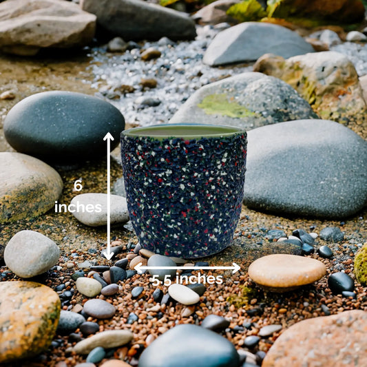 Galaxy Glint (Ceramic Pot)