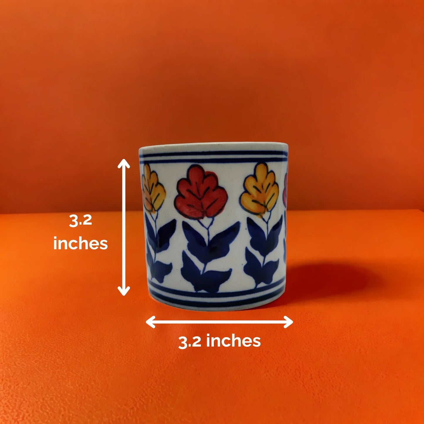 Floral Finesse (Ceramic Pot)